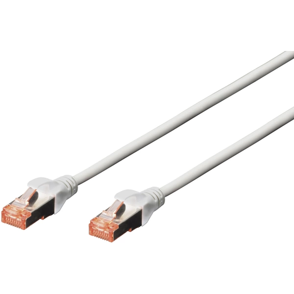 Digitus DK-1644-150 RJ45 Netzwerkkabel, Patchkabel CAT 6 S/FTP 15.00m Grau Halogenfrei, verdrillte Paare, mit Rastnasenschutz Digitus DK-1644-150 RJ45 Netzwerkkabel, Patchkabel CAT 6 S/FTP 15.00m Grau Halogenfrei, verdrillte Paare, mit Rastnasenschutz