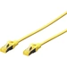 Digitus DK-1644-A-005/Y RJ45 Netzwerkkabel, Patchkabel CAT 6a S/FTP 0.50 m Gelb Halogenfrei, verdrillte Paare, mit Digitus DK-1644-A-005/Y RJ45 Netzwerkkabel, Patchkabel CAT 6a S/FTP 0.50 m Gelb Halogenfrei, verdrillte Paare, mit