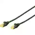 Digitus DK-1644-A-100/G RJ45 Netzwerkkabel, Patchkabel CAT 6a S/FTP 10.00m Grün Halogenfrei, verdrillte Paare, mit Digitus DK-1644-A-100/G RJ45 Netzwerkkabel, Patchkabel CAT 6a S/FTP 10.00m Grün Halogenfrei, verdrillte Paare, mit