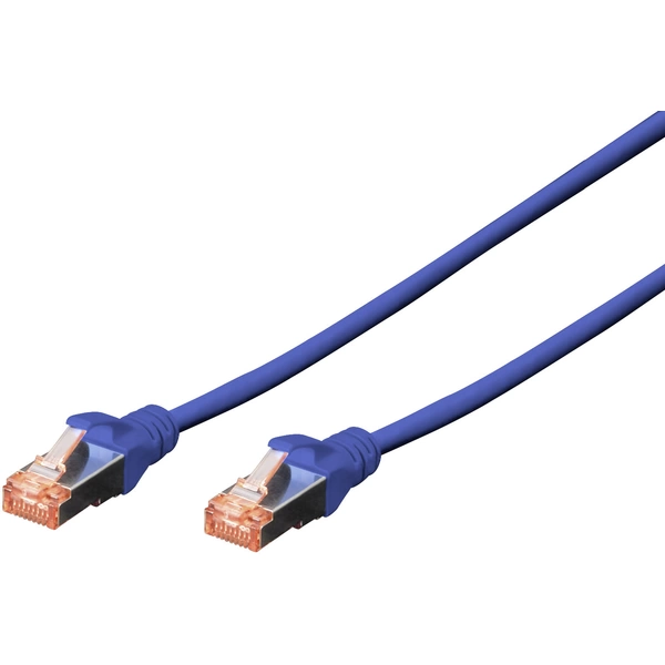 Digitus DK-1644-020/B RJ45 Netzwerkkabel, Patchkabel CAT 6 S/FTP 2.00m Blau Halogenfrei, verdrillte Paare, mit Rastnasenschutz Digitus DK-1644-020/B RJ45 Netzwerkkabel, Patchkabel CAT 6 S/FTP 2.00m Blau Halogenfrei, verdrillte Paare, mit Rastnasenschutz