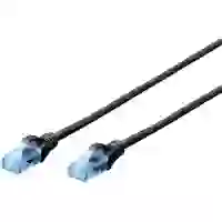 Digitus DK-1512-050/BL RJ45 Netzwerkkabel, Patchkabel CAT 5e U/UTP 5.00m Schwarz verdrillte Paare Digitus DK-1512-050/BL RJ45 Netzwerkkabel, Patchkabel CAT 5e U/UTP 5.00m Schwarz verdrillte Paare