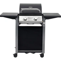Tepro Garten Carrolton Grillwagen Gas-Grill 2 Brenner Schwarz, Grau Tepro Garten Carrolton Grillwagen Gas-Grill 2 Brenner Schwarz, Grau