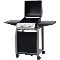 Tepro Garten Carrolton Grillwagen Gas-Grill 2 Brenner Schwarz, Grau Tepro Garten Carrolton Grillwagen Gas-Grill 2 Brenner Schwarz, Grau