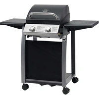 Tepro Garten Carrolton Grillwagen Gas-Grill 2 Brenner Schwarz, Grau Tepro Garten Carrolton Grillwagen Gas-Grill 2 Brenner Schwarz, Grau