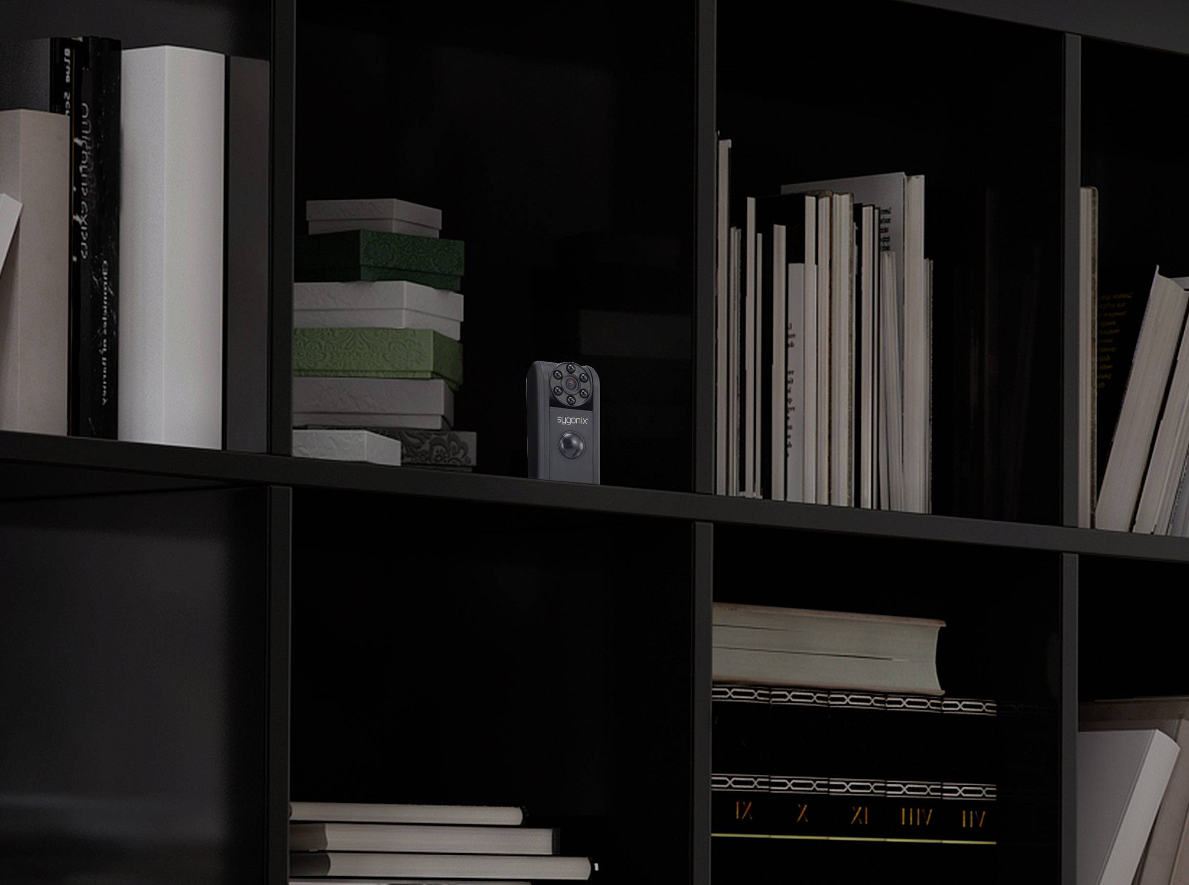 Sygonix Mini-Überwachungskamera 32 GB mit Bewegungsmelder 1280 x 720 Pixel