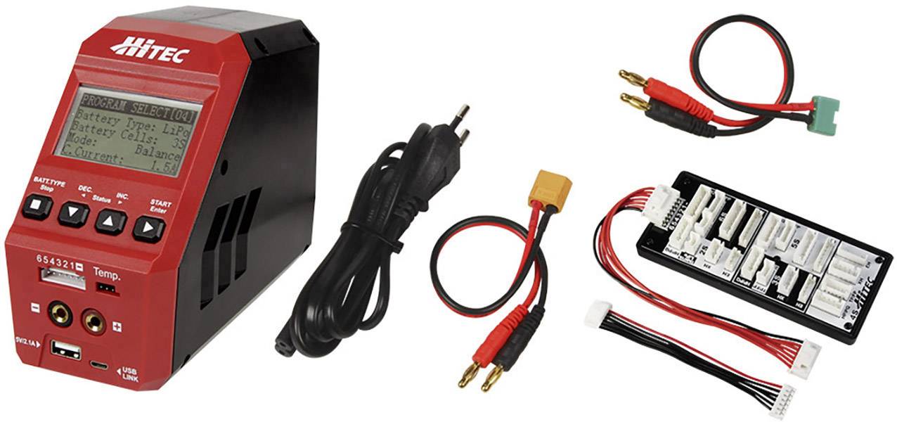 Hitec Modellbau-Multifunktionsladegerät 12 V, 230V 6A