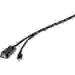 Renkforce USB-C® / HDMI Adapterkabel USB-C® Stecker, HDMI-A Stecker 1.80m Schwarz RF-4535910 USB-C®-Displaykabel