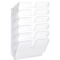 Durable FLEXIPLUS 6 A4 QUER 1700014401 Prospekthalter Schwarz, Transparent DIN A4 quer Anzahl der Fächer 6 1 St. (B x H x T) 340 Durable FLEXIPLUS 6 A4 QUER 1700014401 Prospekthalter Schwarz, Transparent DIN A4 quer Anzahl der Fächer 6 1 St. (B x H x T) 340