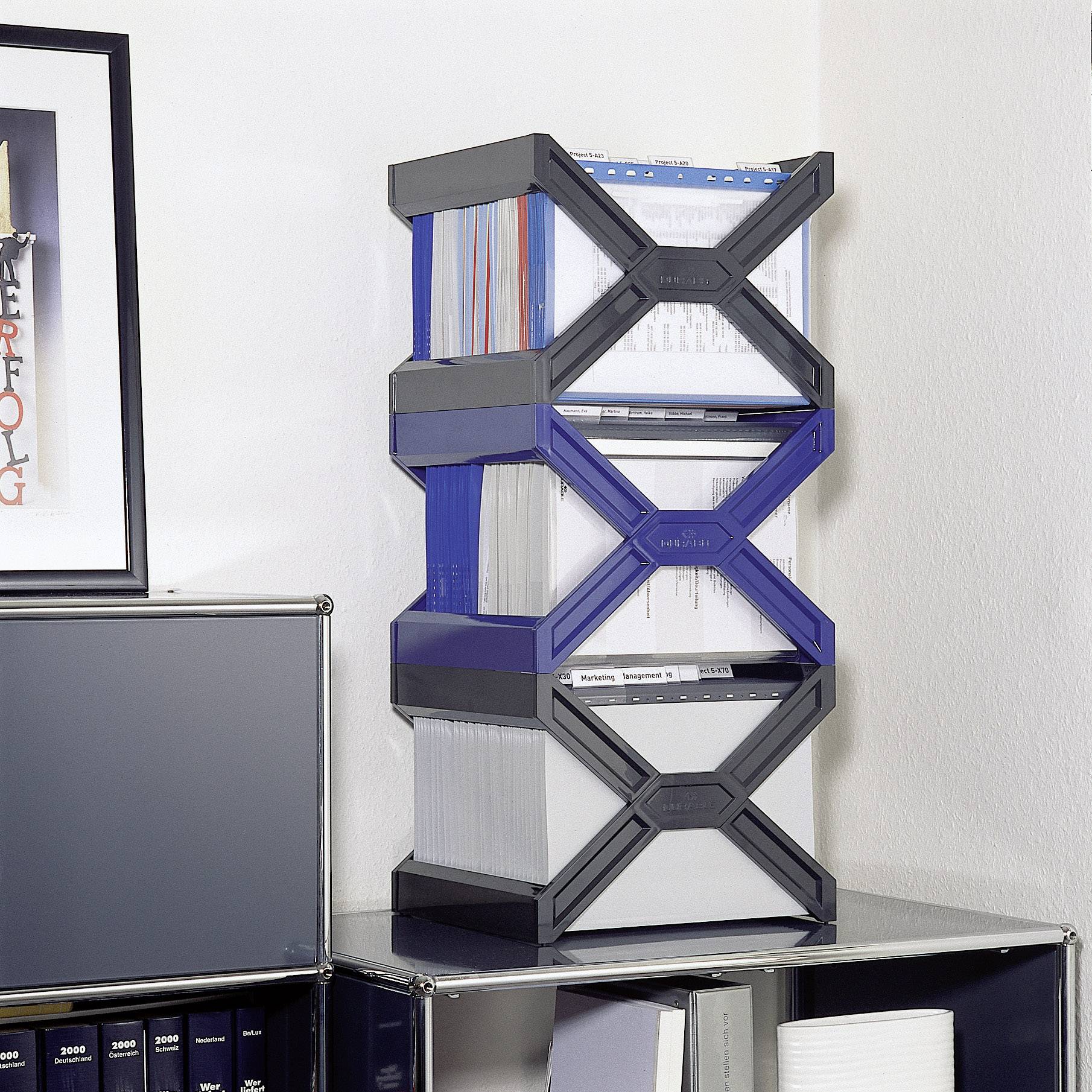 Durable Hängekorb CARRY PLUS 261101 Schwarz 1 St.