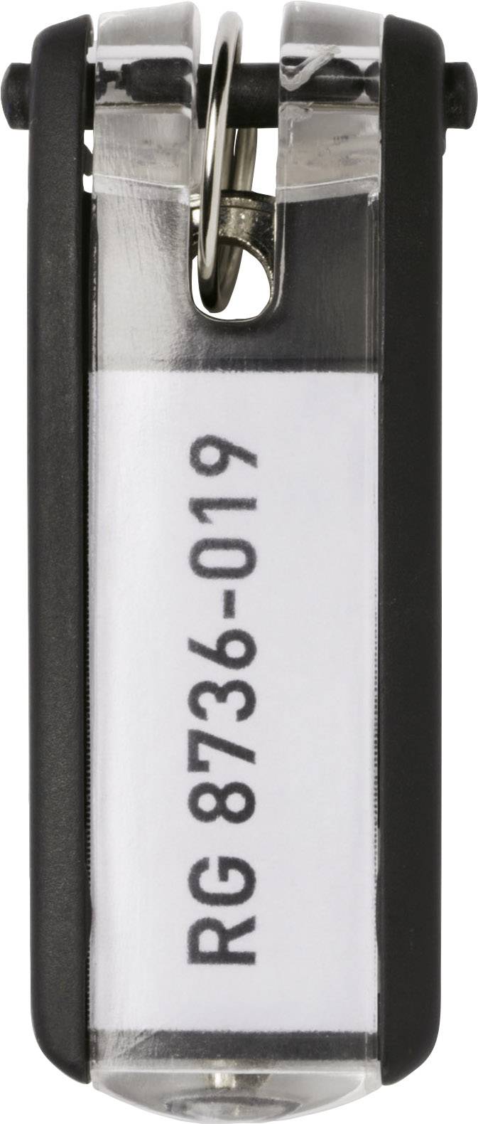 Durable Schlüsselanhänger 195701 Key Clip - 1957 Schwarz 6 St.