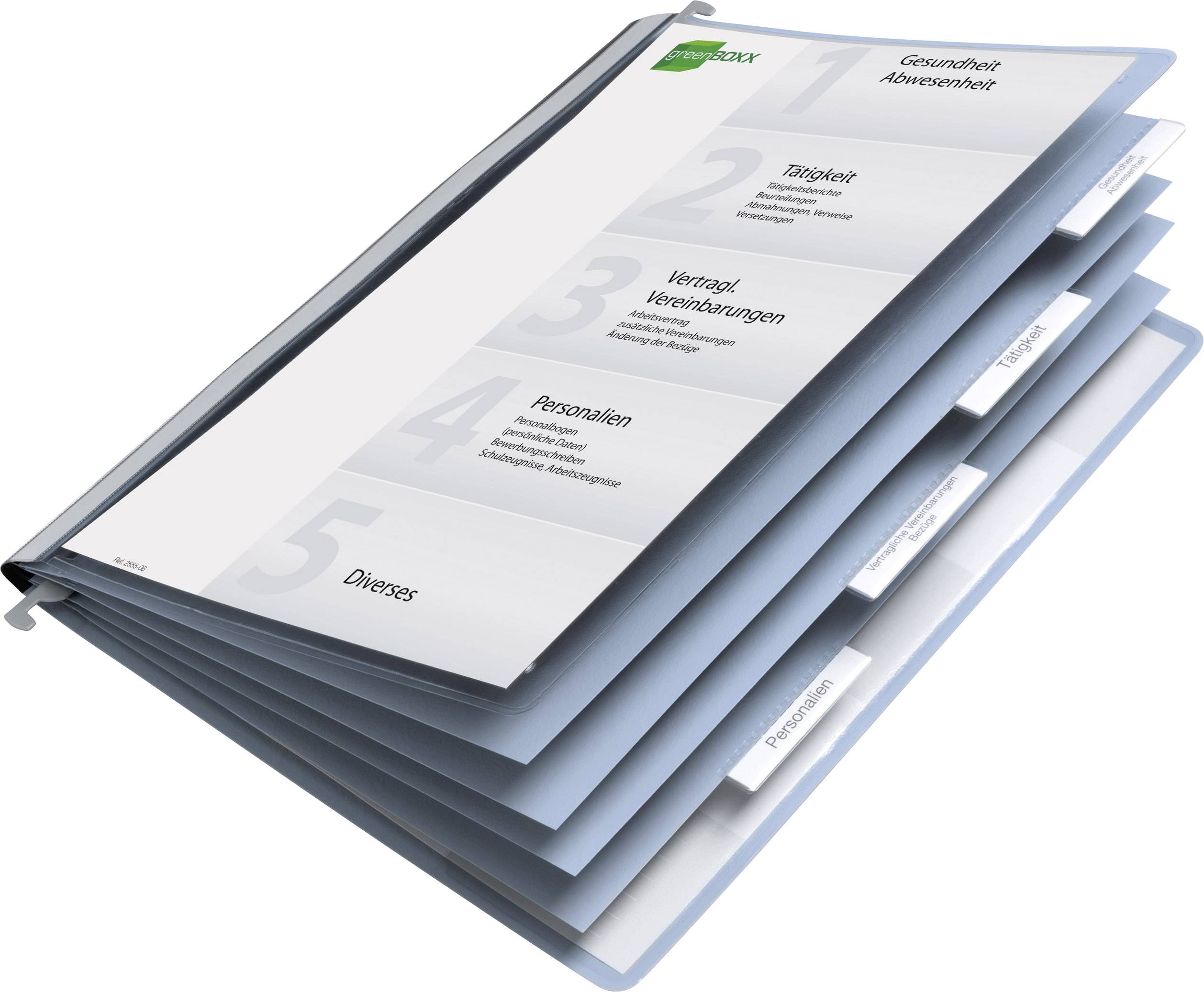 Durable Personalhefter 2554 255406 Anzahl Unterteilungen:5 Blau 1 St.