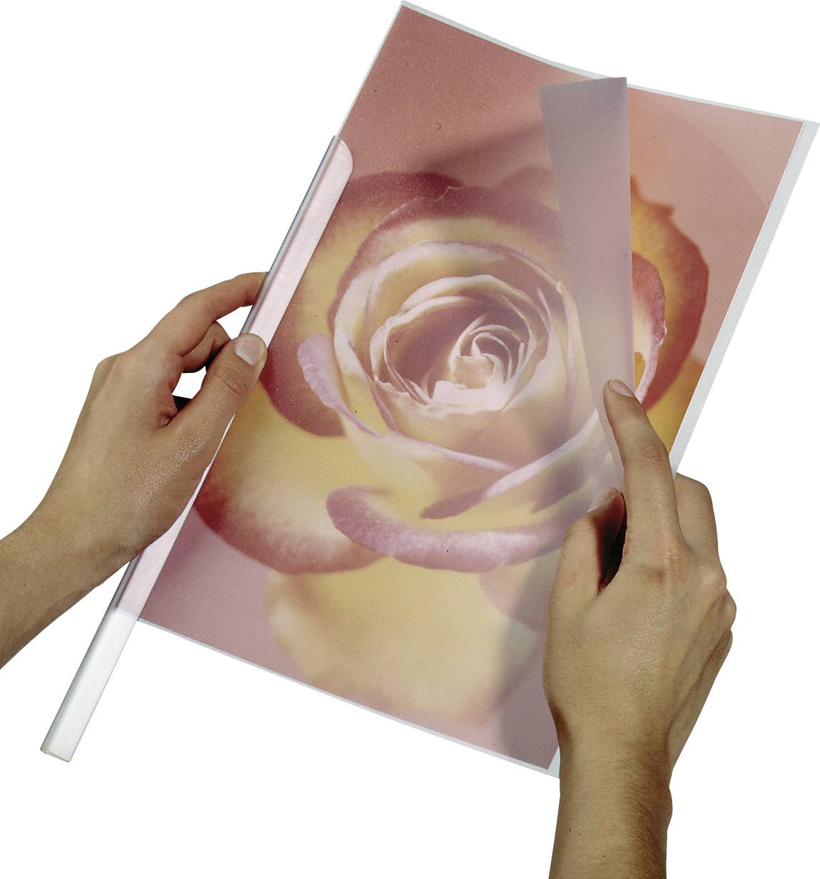 Durable Klemmschiene 290019, 3 mm, schwarz, Packung mit 100 St.