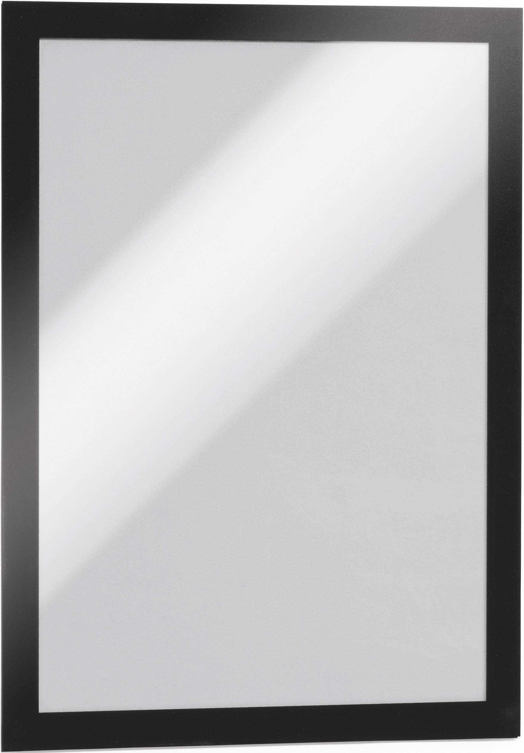 Durable DURAFRAME® A4, selbstklebender Informationsrahmen, Schwarz 10er Set