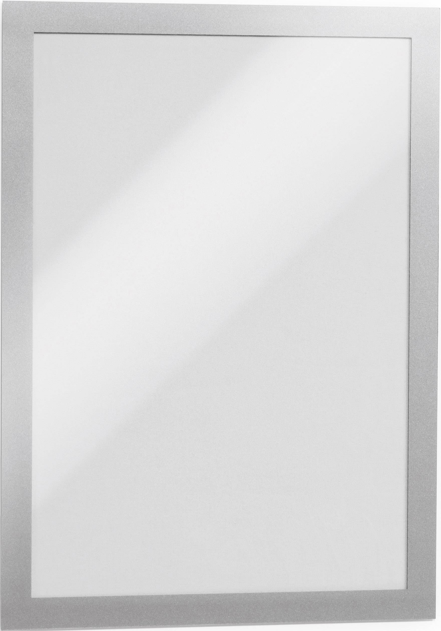 Durable DURAFRAME® A4, selbstklebender Informationsrahmen, Silber 10er Set