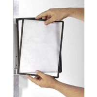 Durable Sichttafelwandhalter VARIO MAGNET WALL 5 Schwarz DIN A4 Anzahl der mitgelieferten Sichttafeln 5 Durable Sichttafelwandhalter VARIO MAGNET WALL 5 Schwarz DIN A4 Anzahl der mitgelieferten Sichttafeln 5