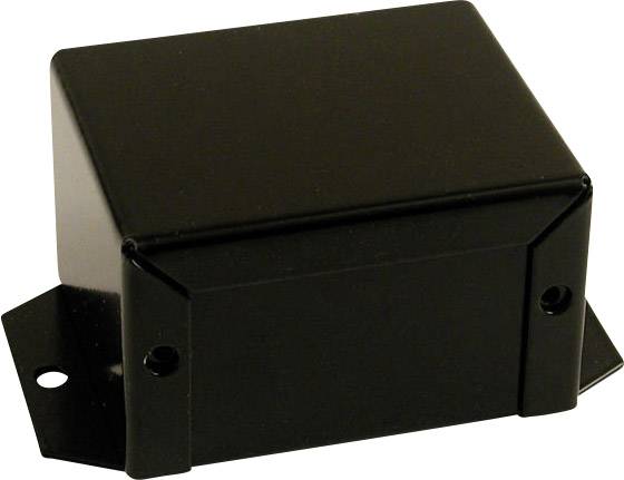 Hammond Electronics 1411FBRBK Universal-Gehäuse 203 x 152 x 89 Aluminium Schwarz 1 St.