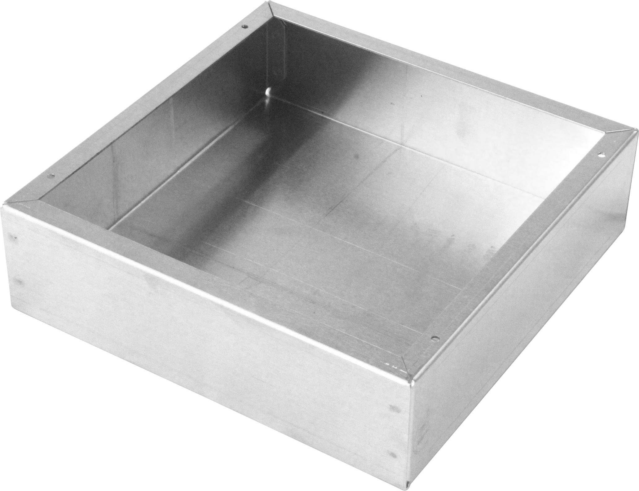 Hammond Electronics 1444-772 1444-772 Gehäuse-Chassis (L x B x H) 178 x 178 x 51mm Aluminium Natur 1St.