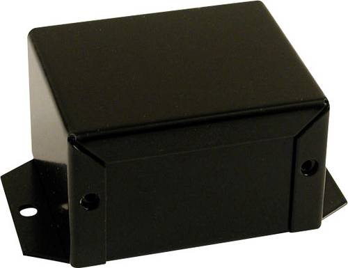 Hammond Electronics 1411FBCBK Universal-Gehäuse 81 x 56 x 28 Aluminium Schwarz 1 St.