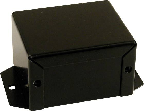 Hammond Electronics 1411FBXBK Universal-Gehäuse 305 x 178 x 102 Aluminium Schwarz 1St.