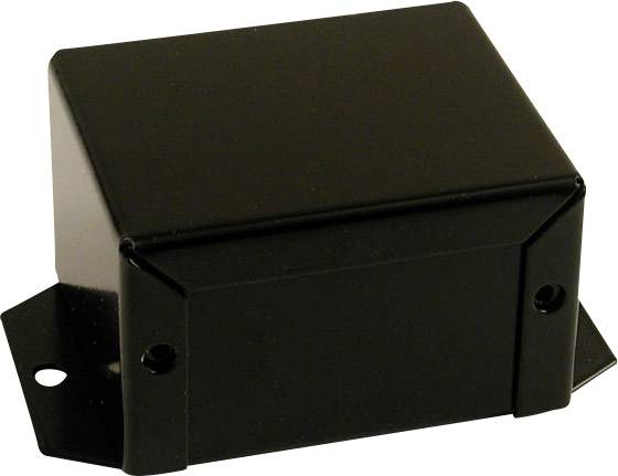 Hammond Electronics 1411FBPBK Universal-Gehäuse 152 x 127 x 102 Aluminium Schwarz 1St.