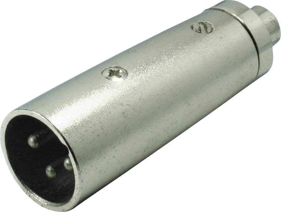 Kash XLR-Adapter XLR-Stecker - Cinch-Buchse Mono Polzahl:3 1 St.