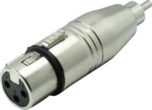 Kash XLR-Adapter XLR-Buchse - Cinch-Stecker Mono Polzahl:3 1 St.