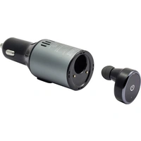 Technaxx BT-X25 Handy In Ear Headset Bluetooth® Stereo Schwarz, Grau Lautstärkeregelung, Batterieladeanzeige, Mikrofon-Stummschaltung Technaxx BT-X25 Handy In Ear Headset Bluetooth® Stereo Schwarz, Grau Lautstärkeregelung, Batterieladeanzeige, Mikrofon-Stummschaltung