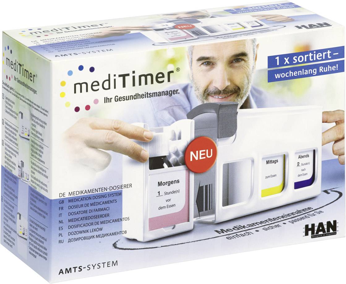 HAN mediTimer Medikamentendosierer 7300-12