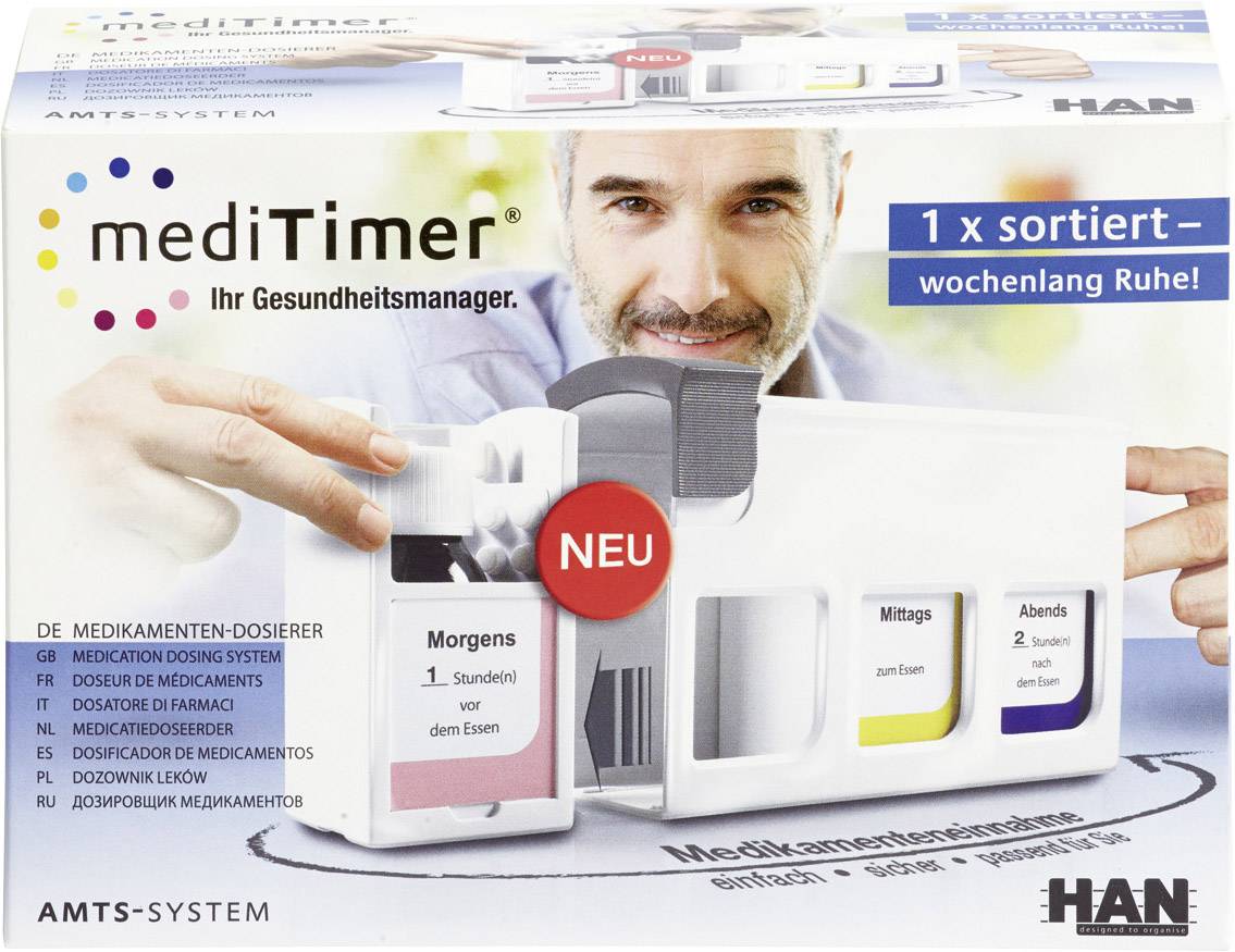HAN mediTimer Medikamentendosierer 7300-12