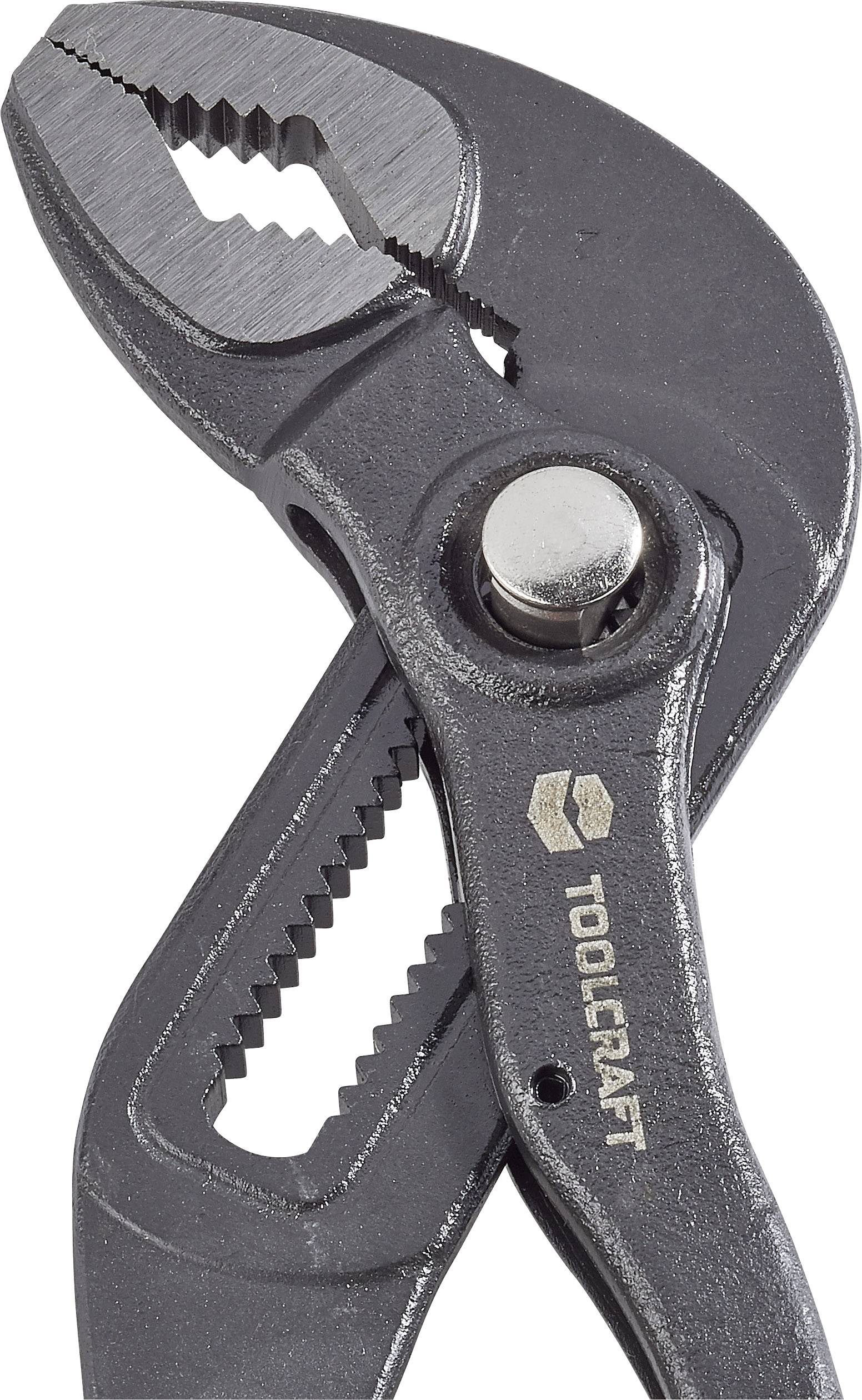 TOOLCRAFT 1547083 Wasserpumpenzange Schlüsselweite (Metrisch) 36mm 192mm