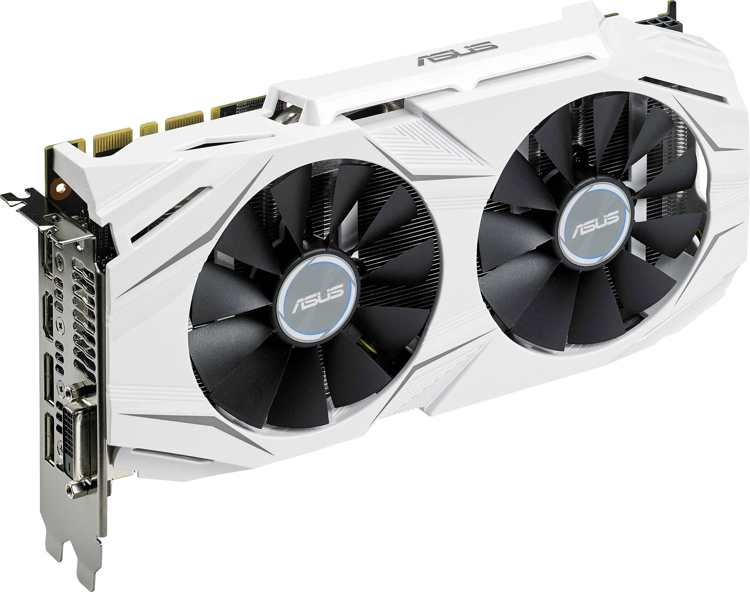 Asus Grafikkarte Nvidia GeForce GTX1070 Dual 8GB GDDR5-RAM PCIe x16 HDMI™, DVI, DisplayPort