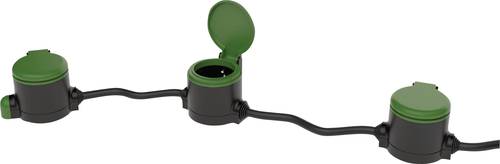 EMP703 Gartensteckdose 1 Stück Grün