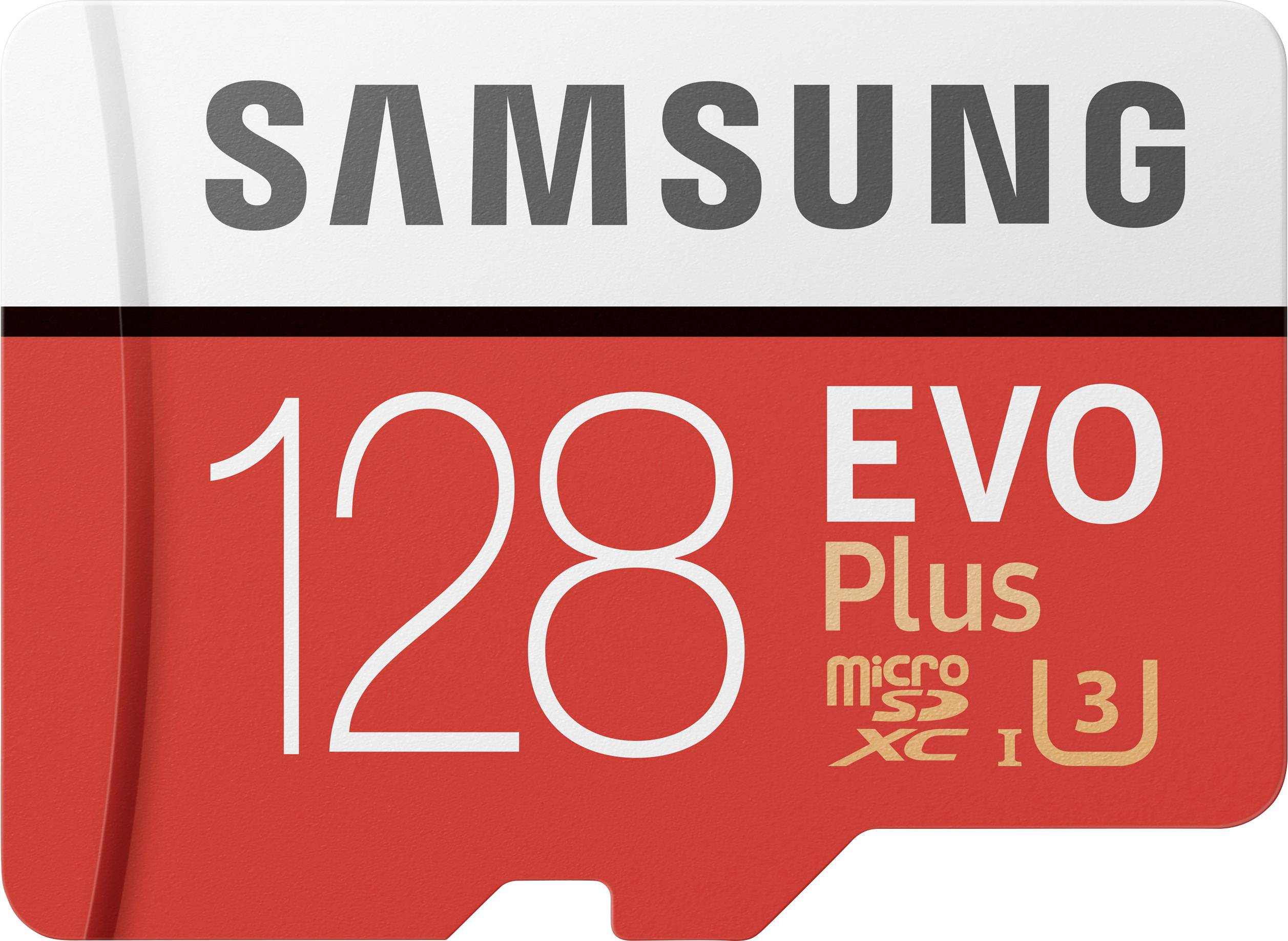Samsung EVO Plus microSDXC-Karte 128GB Class 10, UHS-I, UHS-Class 3 inkl. SD-Adapter