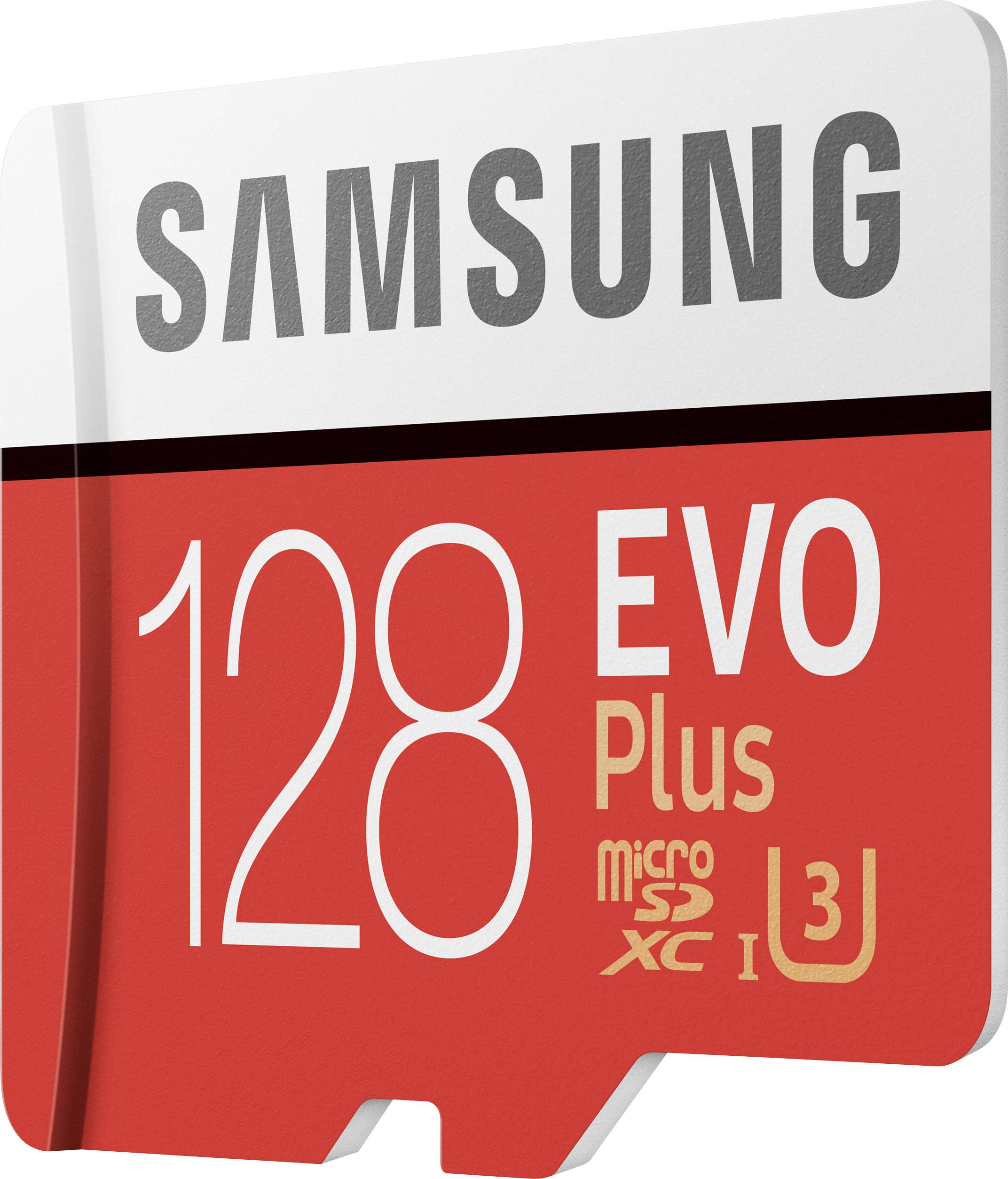 Samsung EVO Plus microSDXC-Karte 128 GB Class 10, UHS-I, UHS-Class 3 inkl. SD-Adapter