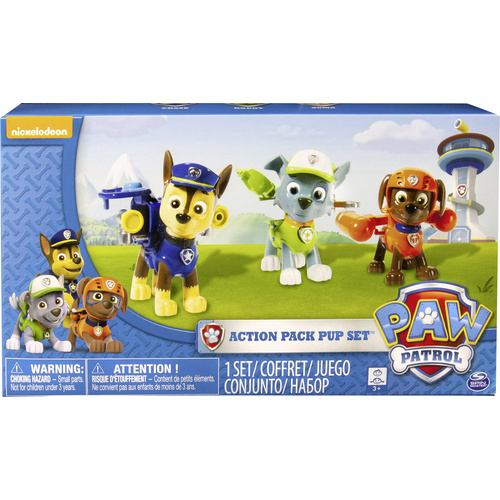 spin Master - PAW Patrol action Pack 2, Chase, Rocky et Zuma