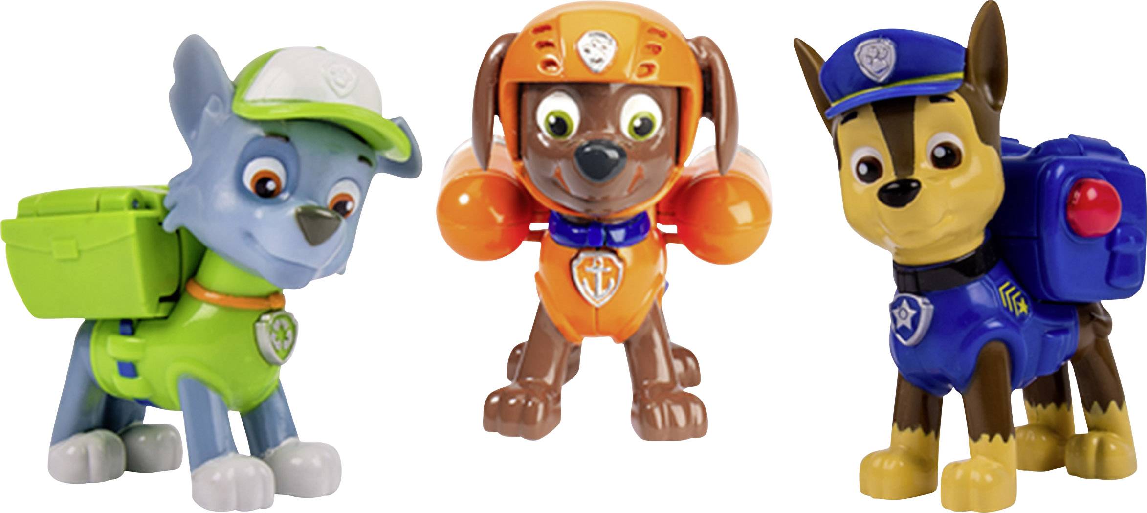 Spin Master - Paw Patrol Action Pack 2, Chase, Rocky und Zuma