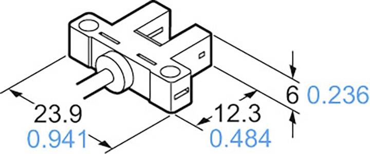 Panasonic Gabel-Lichtschranke PM-K25-C3 PM-K25-C3 K-Typ hellschaltend, dunkelschaltend 5 - 24 V/DC 1St.