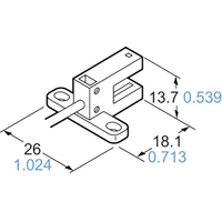 Panasonic Gabel-Lichtschranke PM-T45 PM-T45 T-Typ hellschaltend, dunkelschaltend 5 - 24 V/DC 1St. Panasonic Gabel-Lichtschranke PM-T45 PM-T45 T-Typ hellschaltend, dunkelschaltend 5 - 24 V/DC 1St.