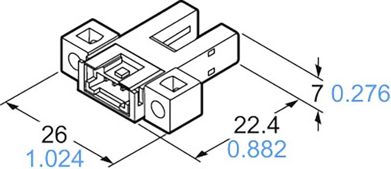 Panasonic Gabel-Lichtschranke PM-K65 PM-K65 K-Typ hellschaltend, dunkelschaltend 5 - 24 V/DC 1 St.