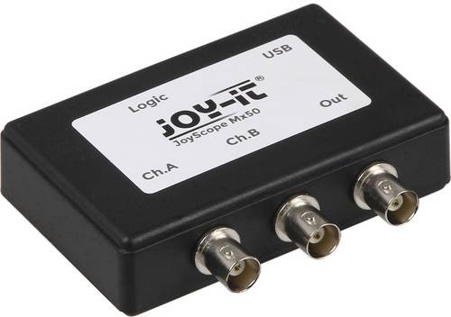 Joy-it JT-ScopeMega50 USB-Oszilloskop 15MHz 2-Kanal, 16-Kanal 8 Bit Digital-Speicher (DSO), Mixed-Signal (MSO), Logic-Analyser