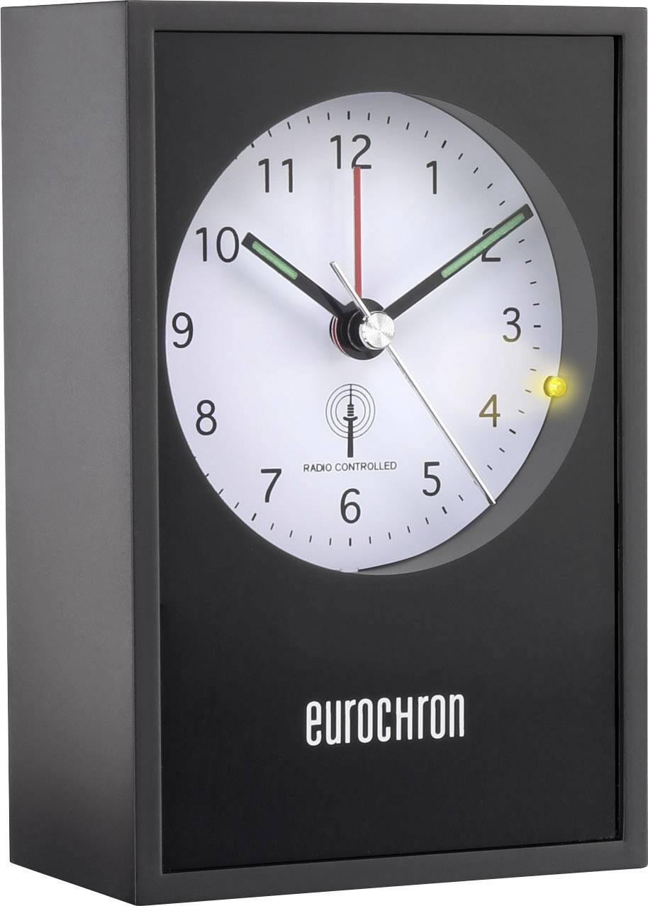Eurochron EFW 7002 Funk Wecker Schwarz