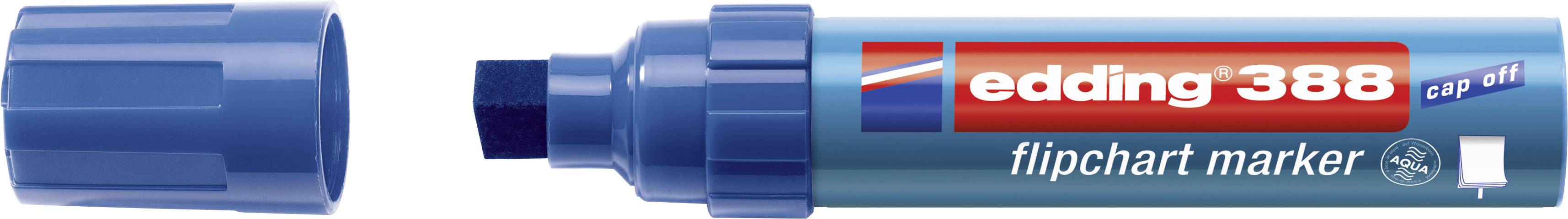 Edding 4-388003 Flipchartmarker 388 Keilspitze 4 - 12 mm Blau 1 St.