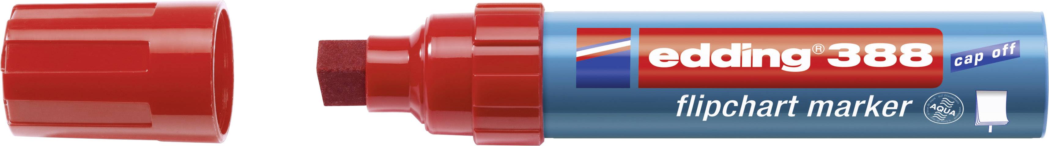 Edding 4-388002 Flipchartmarker 388 Keilspitze 4 - 12 mm Rot 1 St.