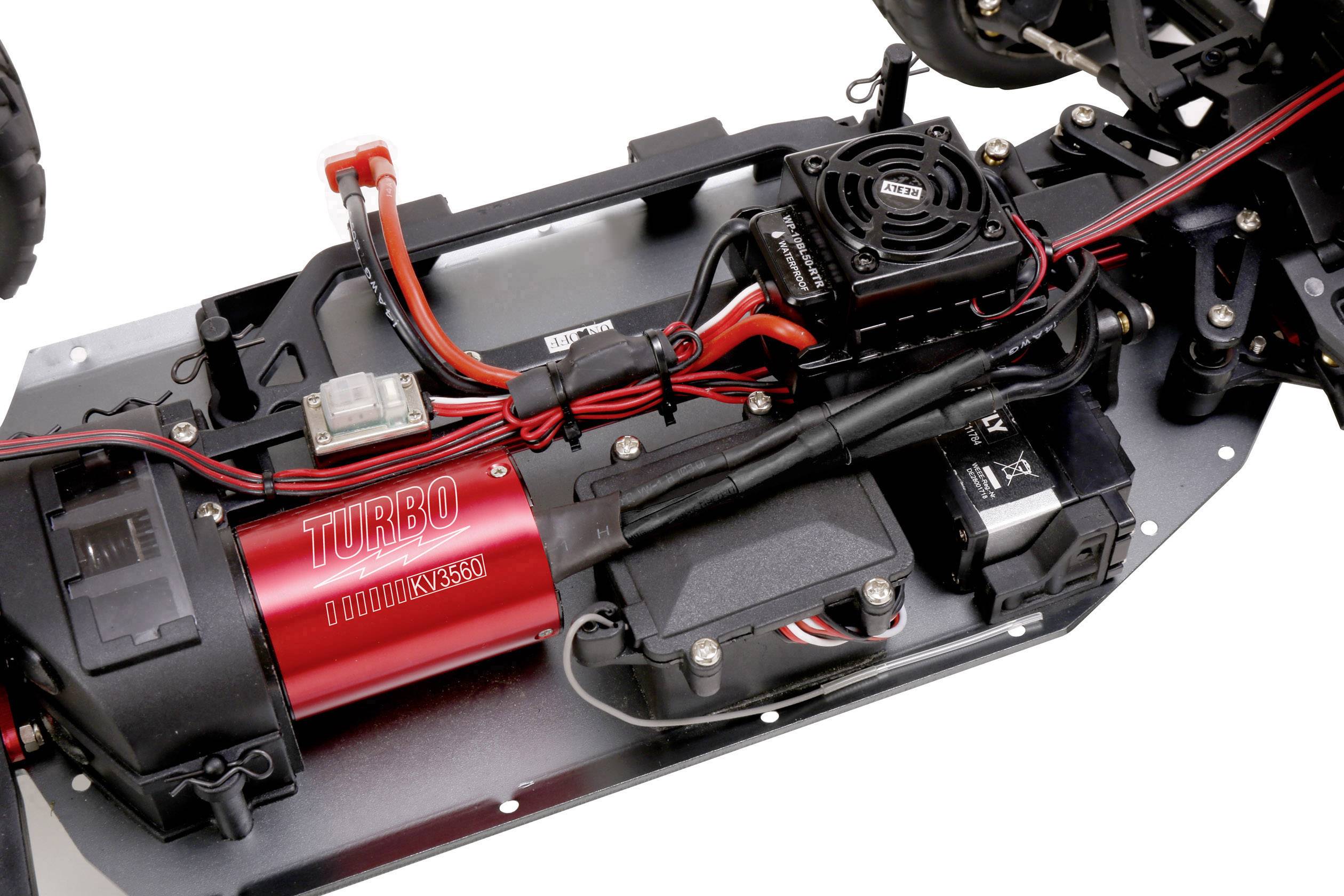 Reely Dune Fighter 2.0 Brushless 1:10 RC Modellauto Elektro Buggy Allradantrieb (4WD) 100% RtR 2,4GHz inkl. Akku, Ladegerät und