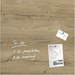 Sigel Glas-Magnettafel Artverum Natural Wood Holz (B x H) 48 cm x 48 cm GL254