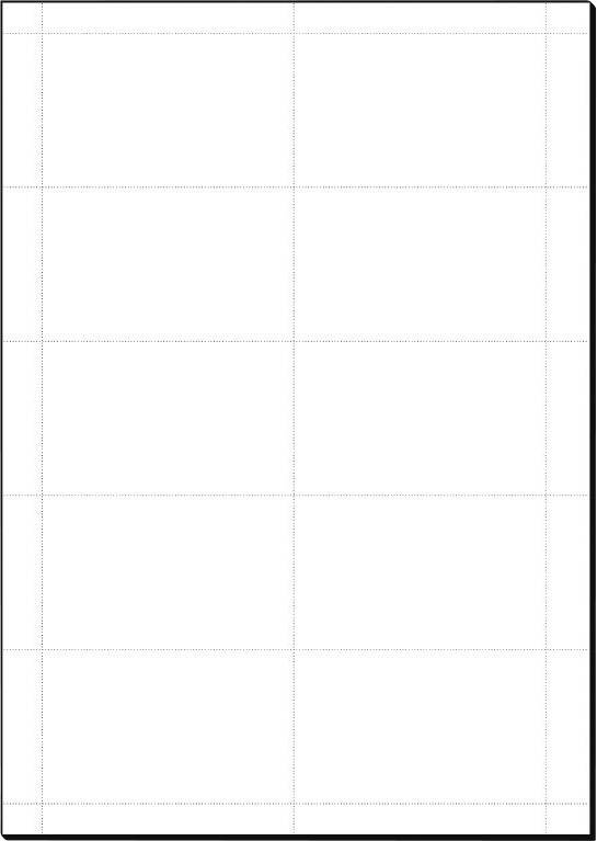 Sigel LP898 Einsteckschild Namensschild 54 mm x 90 mm Weiß