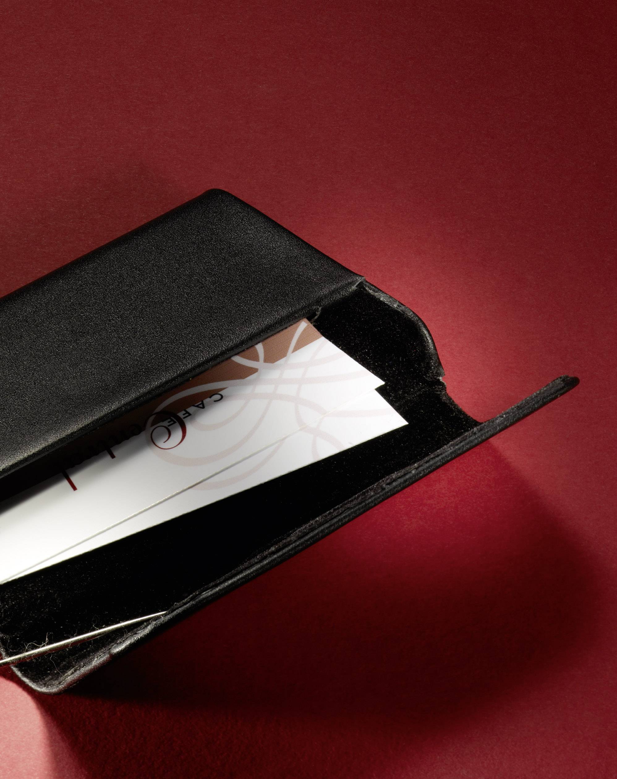 Sigel VZ270 Torino Visitenkartenetui 25 Karten (B x H x T) 102 x 65 x 15 mm Schwarz Rindsleder