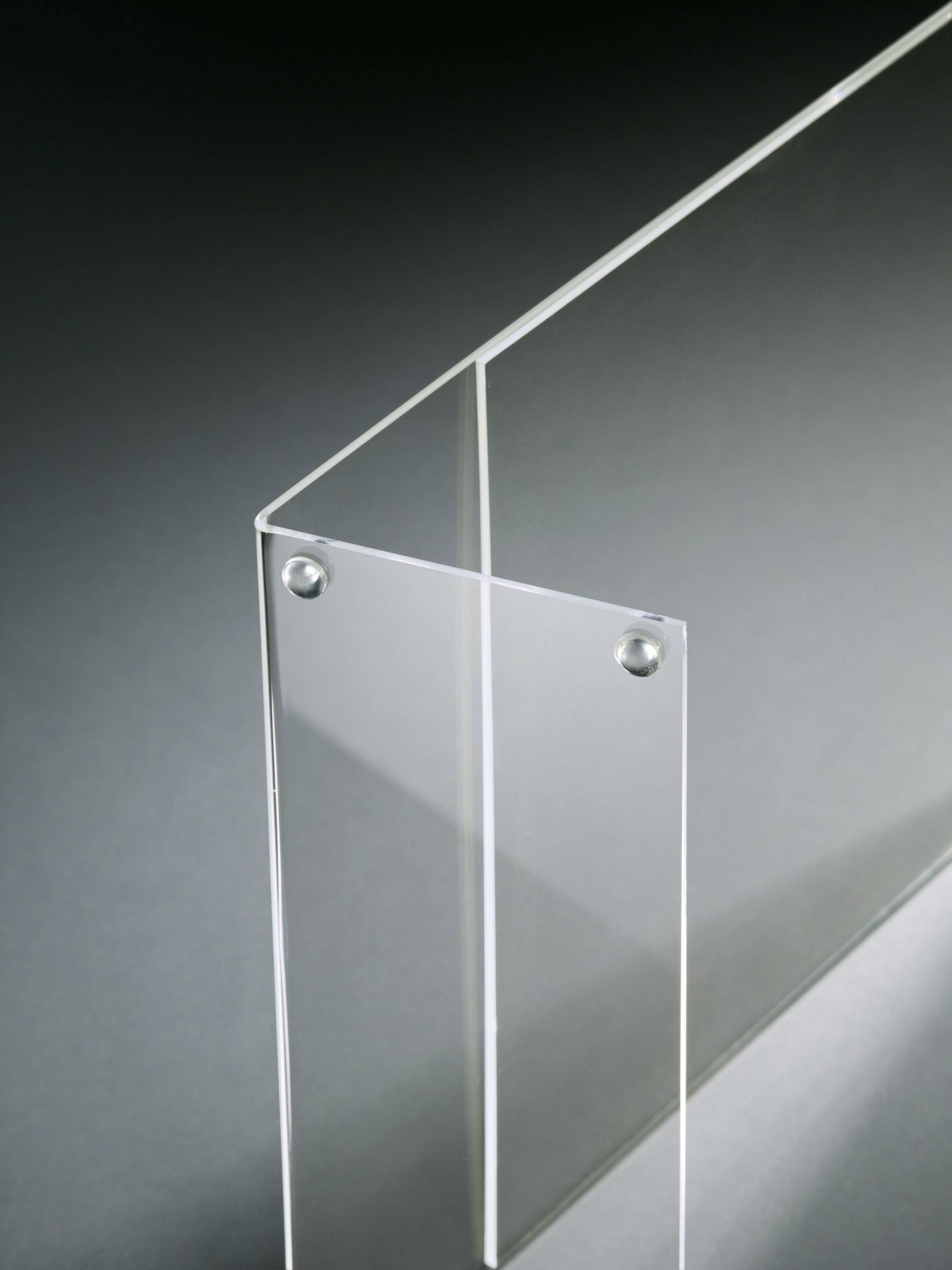 Sigel TA211 Tischaufsteller L-Form Verwendung für Papierformat: DIN A4 quer Glasklar 1St.