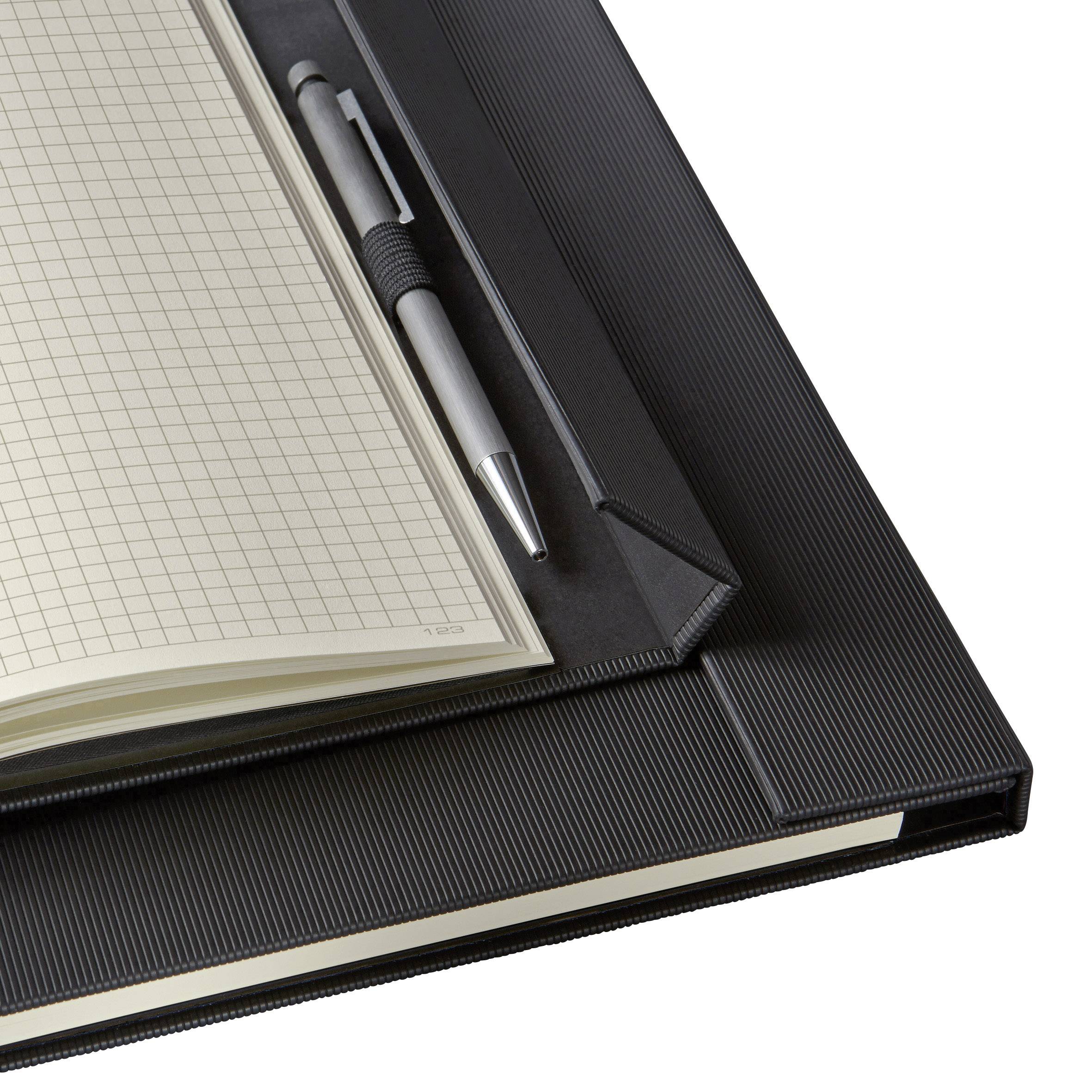 Sigel CONCEPTUM® CO141 Notizbuch kariert Schwarz Anzahl der Blätter: 97 DIN A4+