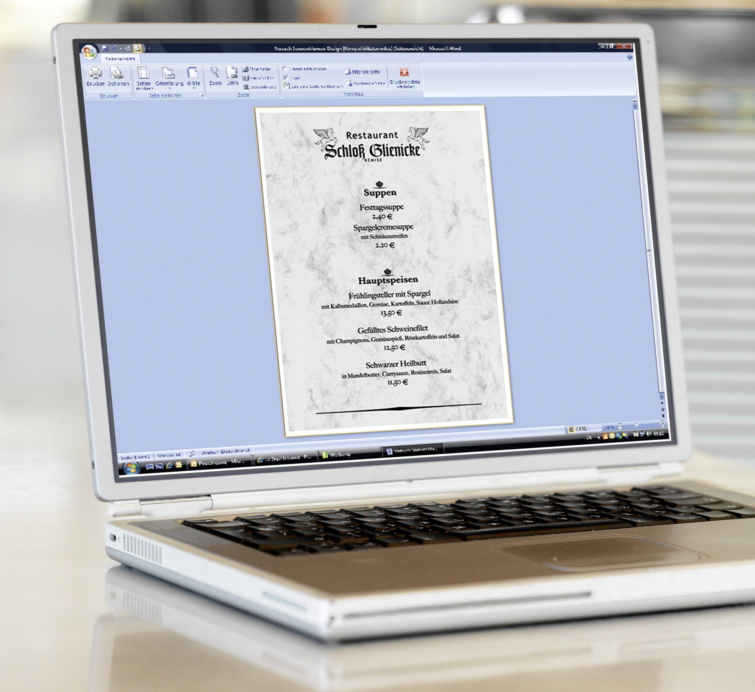 Sigel T1080 Motivpapier Marmor DIN A4 90 g/m² Grau 250 Blatt